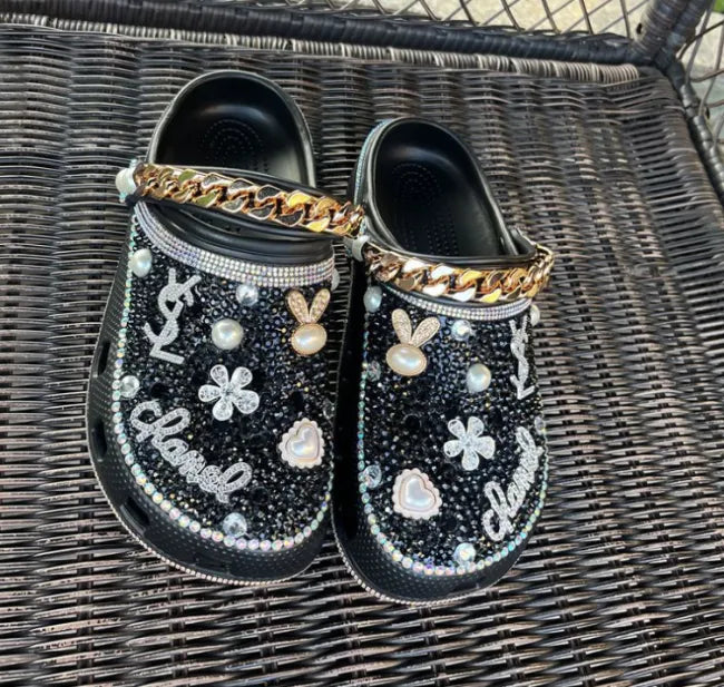 Fashion Handmade Crocs Shoes