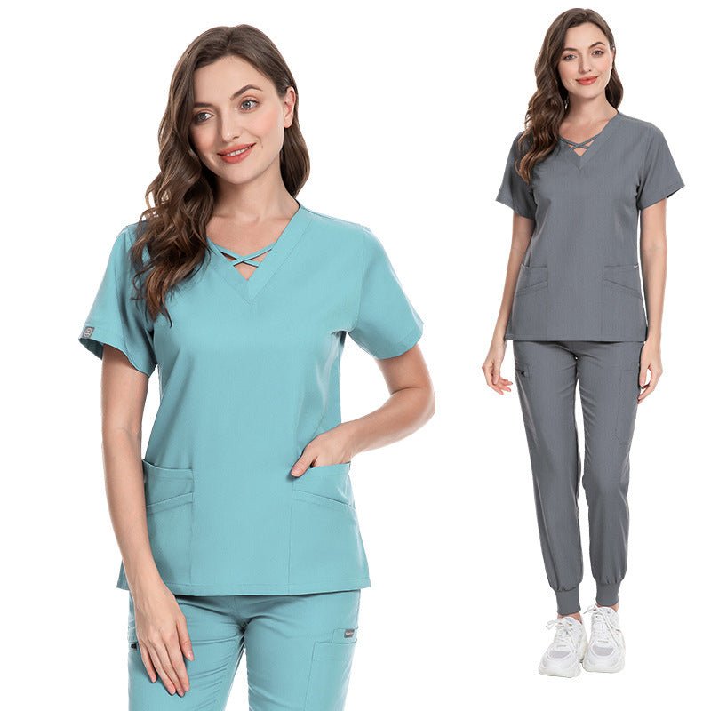 Elastic Nurses Uniform - Mothscrubs