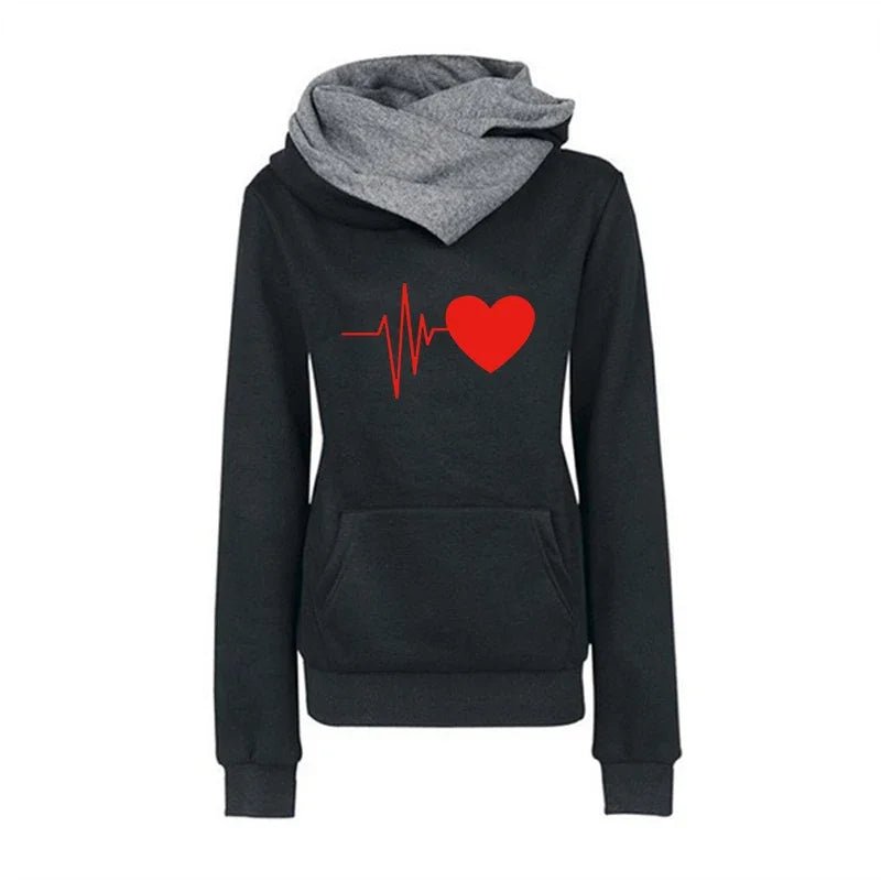 Fall Winter New Arrival Women's Sweatshirts Urban Fashion Warm Hoodie Female Home Outdoor Casual Sport Hoody Top Jogger Coats - Mothscrubs
