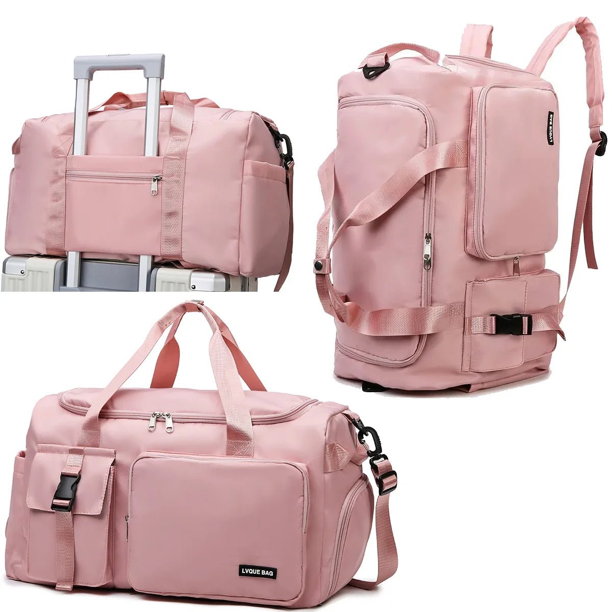 Sports Gym Bag Travel Dry Wet Handbags For Women Female Swimming Shoulder Crossbody Fitness Outdoor Travel Bag Weekender Duffel - Mothscrubs